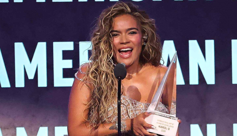 Karol G stunned by AMA 2026 win for International Artist Award of Excellence